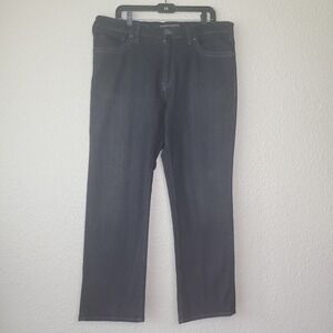 34 Heritage - Size 38/30 Relaxed‎ Straight Black Jeans